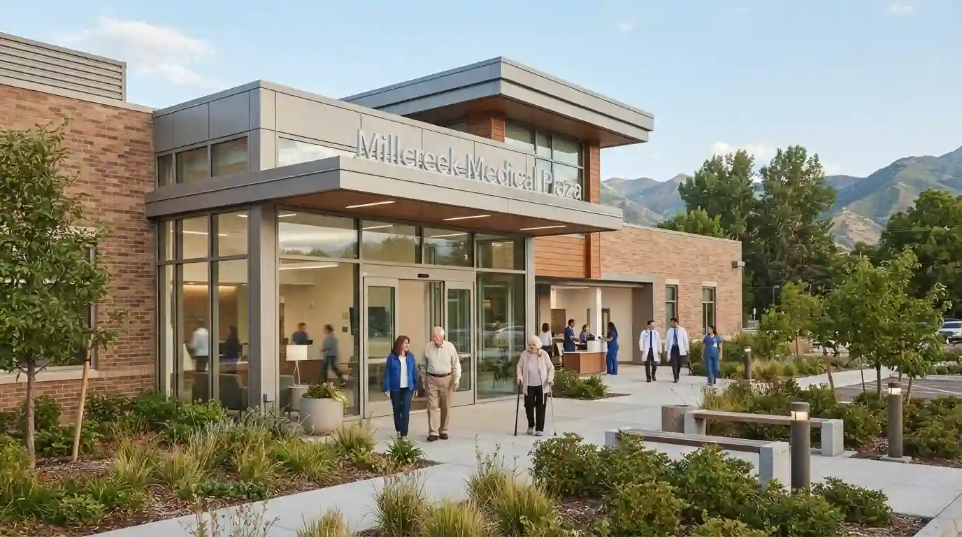 Modern healthcare facility representing Monument Health Millcreek and patient-centered medical care
