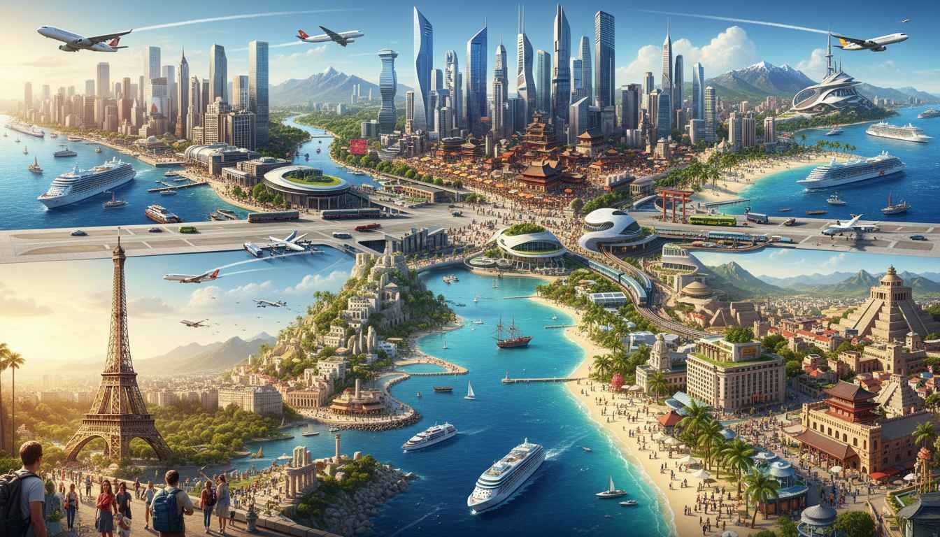 most visited places by tourists in the world