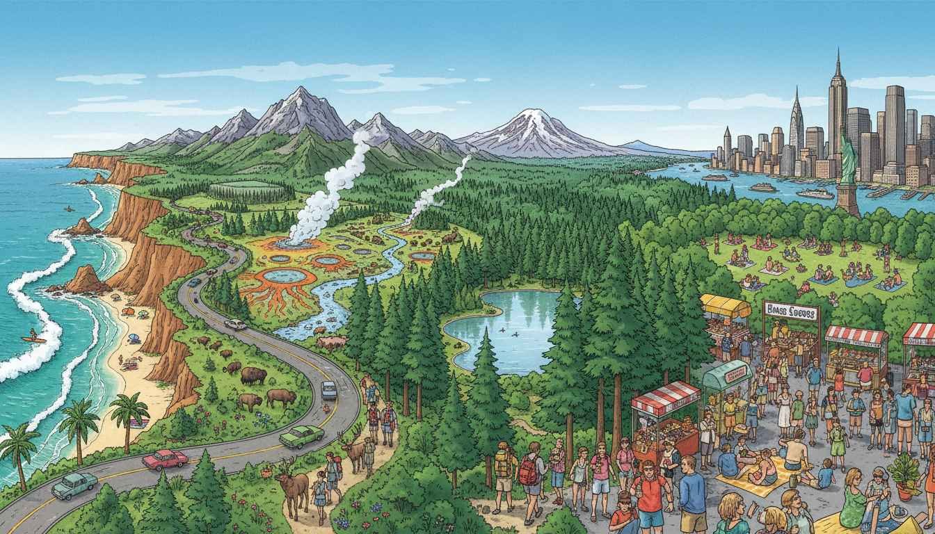 must visit places in usa in summer