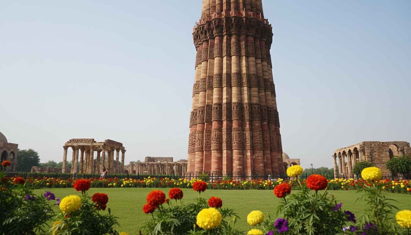 best places to visit in delhi qutub minar