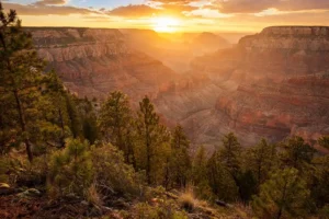 Best national parks USA canyon view at sunset