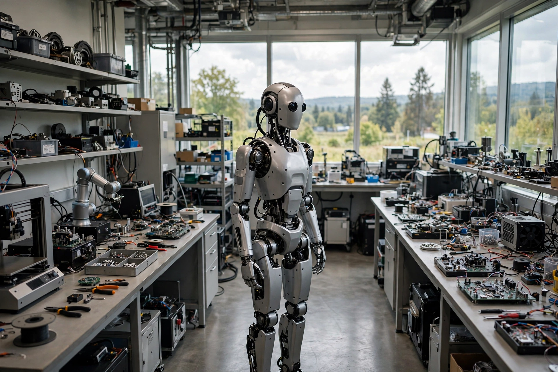 robotics trends 2026 robot laboratory